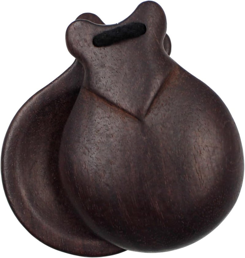 Jale Professional Flamenco Spanish Castanets - Palo Santo Hardwood, Dark Brown Finish, Authentic Sound, Made in Spain for Performances & Advanced Dancers - Image 3